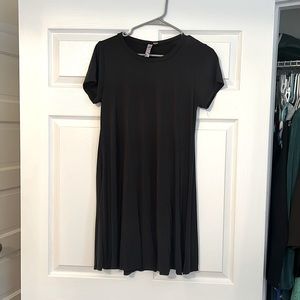 Black T Shirt Dress Size L
